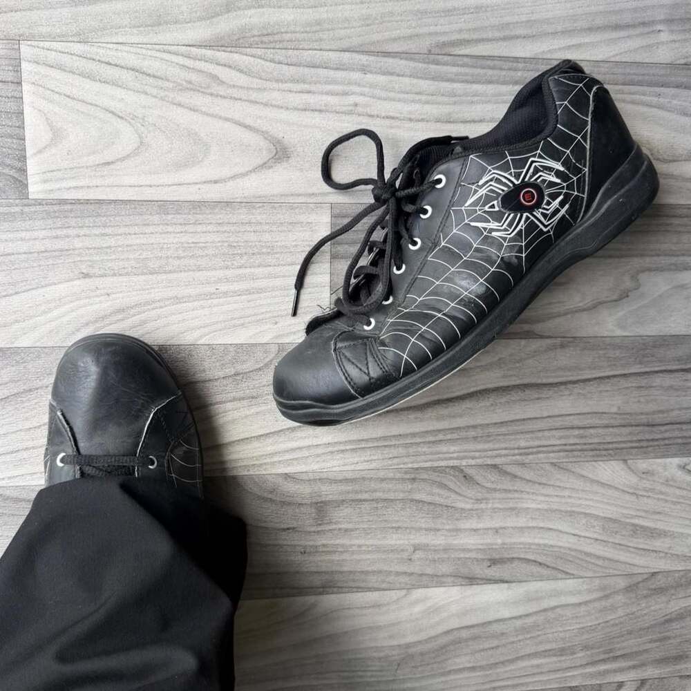 Etonic Spiderweb Bowling Shoes Black Size 10.5